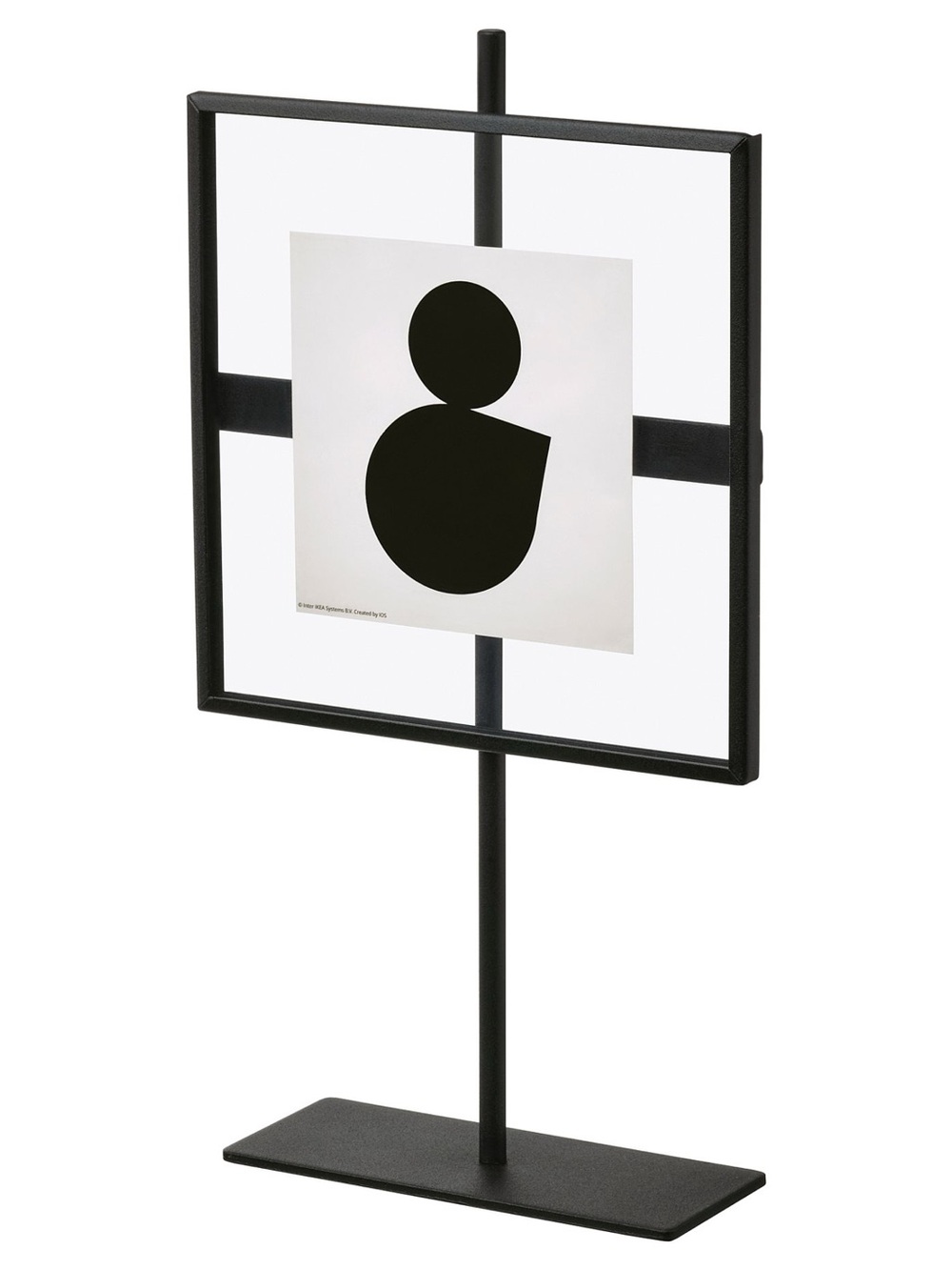 IKEA Äppelträd Black Metal Stand Picture Frame (2 Available)